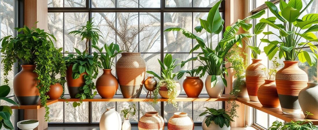 Elevate Your Space with Gorgeous Organic Indoor Planters